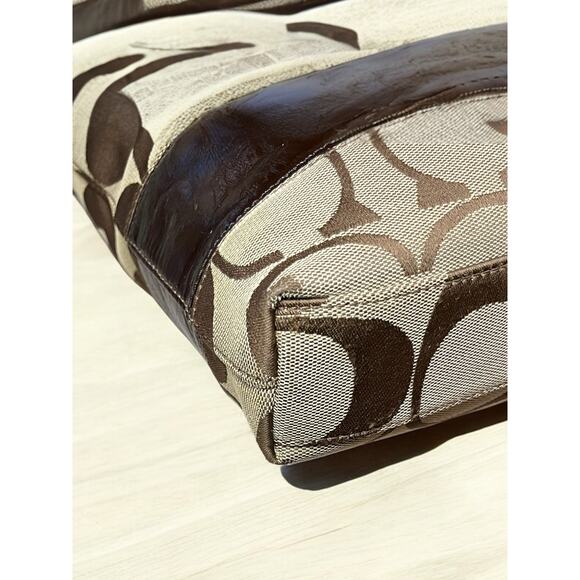 Y2K Coach 12824 Chelsea Signature Stripe Hobo Bag & Signature Long Wallet - Picture 14 of 16